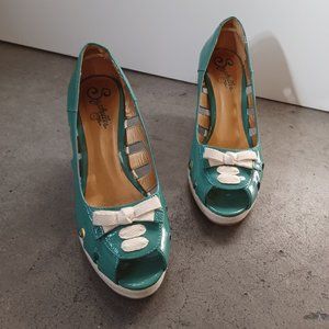 Seychelles Espadrille Wedge Heels Size 7